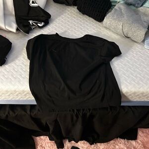 Black crop top